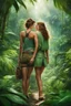 Placeholder: Deep within the lush and untamed jungle, Megan and Riley forged an unlikely bond. Their friendship had blossomed in the wild, where societal expectations held no power. Megan, with her adventurous spirit, saw beyond Riley's nerdy exterior, and Riley, grateful for Megan's acceptance, harbored a secret desire for something more. As they ventured deeper into the jungle, the air thick with humidity and mystery, Megan's journey took an unexpected turn. She stumbled upon a mystical artifact known as t