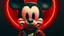 Placeholder: zombie mickey mouse hybrid, photorealism, movie screen capture, horror, sci-fi, retrofuturism,