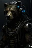 Placeholder: Mutant bear cyborg gothic cyberpunk