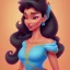 Placeholder: Disney princess jasmine hypnotized by snake kaa