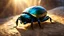 Placeholder: ((Masterpiece:1.3,concept art,best quality)),scarab beetle,macro,sunlight,fantasy,dynamic composition,dramatic lighting,epic realism,award winning illustration