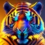 Placeholder: cyber tiger in 3d