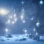 Placeholder: winter landscape, bells, ice, dreamy, science fiction