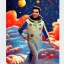 Placeholder: Outer space elvis