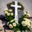 Placeholder: Greek flowered Epitaphios on Good Friday cannon eos r5 35mm f1,8lens detailed image