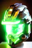Placeholder: neon halo master chief helmet