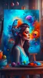 Placeholder: I m only a beautiful woman with soul among the planets