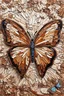 Placeholder: very beautiful butterfly wood mosaic