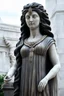 Placeholder: full body stone statue of Virgo Empress Kadosh Iesus Yeshiva Dictator of the Known Universe Queen of Heaven Ishtar Venus Ekadeshi Hathor Asherah Athena Ostara Qudshu Qetesh Britannia Columbia Goddess of many names in Hindu Egyptian Aztec Mayan Native American Japanese Yakut Ancient Greek style, statue, marble granite texture, pale white dull colours, photo-realistic, 50mm lens, f/2.8, natural soft lighting