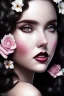 Placeholder: Elizabeth short The black dahlia portrait by artgerm