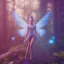 Placeholder: intricate details, realistic, octane,colorfull unreal engine, ,zoomed out + portrait, volumetric lighting, shiny,extreme detail, Photorealism, High detail, Hyper realistic fairy with butterflies in a forest, macro lens blur,abstract paint, sharp,eos5d mark 4, ef 85mm 5.6, focus