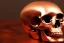 Placeholder: Human skull made Entirely from Copper pennies