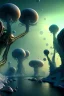 Placeholder: alien STRANGE WORLDS, 8k, finely detailed, photo realistic.