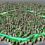 Placeholder: Large city ecological utopia