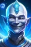 Placeholder: men, crystalline skin, galactic, cristal, beautiful pleiadien, ufo, very nice smile, commander, high rank, large cosmic forehead, human face, admiral