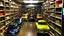 Placeholder: small room with many cars neatly ordered