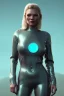 Placeholder: Ultra Realistic retro sci-fi scene, waist up view portrait, blonde woman, sweet young Kate moss face, perfect iris, glow eyes, makeup. Saturn background, Retro sci-fi style, helmet, tight latex coat, fog, rain, soft color, highly detailed, unreal engine 5, ray tracing, RTX, lumen lighting, ultra detail, volumetric lighting, 3d, finely drawn, high definition, high resolution.