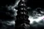 Placeholder: Evil with darkness Ottoman Tower up into the sky