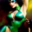 Placeholder: portrait 'beautiful Sexy Busty CatWoman',crystal clear green eyes,painting by gaston bussiere, greg rutkowski, yoji shinkawa, yoshitaka amano, tsutomu nihei, donato giancola, tim hildebrandt, oil on canvas, cinematic composition, extreme detail,fit full head inside picture,32k