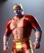 Placeholder: Realistic image of Donald trump wrestler, Mexican wrestling, mask makeup, red and blue breeches, suspenders, retro style, 80s, red, gold, vibrant color, highly detailed, clean background, concept art, unreal engine 5, god rays, ray tracing, RTX, lumen lighting, ultra detail, volumetric lighting, 3d, finely drawn, high definition, high resolution.