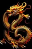 Placeholder: Beautiful Chinese Golden Dragon symbol