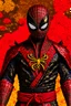 Placeholder: Spider-Man in black and red kimono