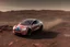 Placeholder: A Tesla 'Model Y' is racing at top speed, at the Cydonia region on Mars. (CINEMATIC, WIDE ANGLE LENS, PHOTO REAL)