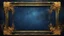 Placeholder: Hyper Realistic Black, Navy-Blue & Glowing-Golden Abstract Retro Grungy-Extremely-Fancy-Frame-with-Textured-Background