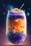 Placeholder: celestial cosmic boba bubble tea drink in fantasy universe