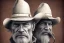 Placeholder: old RUGED cowboy face hat