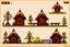 Placeholder: old Russian huts sprite sheet for 2d horizontal platformer