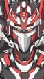 Placeholder: A close picture to Mix between Ramattra nemesis form and Genji in transformers art style