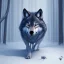 Placeholder: wolf, blue, cinematic lighting, sharp focus, hyperrealism, 8K, masterpiece, expert