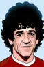 Placeholder: Kevin Keegan Footballer cartoon 2d