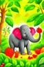 Placeholder: In a lush jungle, lived Ellie the elephant, known for her kindnessshe saw her friends struggling to reach juicy fruits high in the trees. Without hesitation, Ellie used her strong trunk to pick the fruits and shared them with everyone.