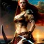 Placeholder: portrait 'beautiful Sexy busty Redhead Sif',Braids, celtic tattoed,painting by gaston bussiere, greg rutkowski, yoji shinkawa, yoshitaka amano, tsutomu nihei, donato giancola, tim hildebrandt, oil on canvas, cinematic composition, extreme detail,fit full head inside picture,32k