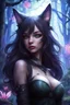 Placeholder: CAT GIRL, FANTASY, FORESTY