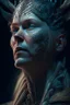 Placeholder: portrait of a viking woman, fractal, intricate, elegant, highly detailed, digital photography, subsurface scattering, cinematic lighting, by jheronimus bosch and james jean and greg rutkowski