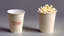 Placeholder: popcorn in disposable paper cup