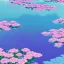 Placeholder: transparent multicolor crystal rose, rose garden, bioluminescent clouds, landscape, mist, detail, lake