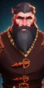 Placeholder: Dungeons and dragons character, warrior dwarf male, friendly face, high detail, High definition, ginger braided beard, heavy armor,, short height, black backdrop