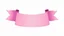 Placeholder: ribbon graphic element with added rough canvas texture