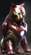 Placeholder: ironman become cat, ultra realistic, 4k, ultra detail, full body, full picture