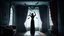 Placeholder: Darkened Victorian mansion interior, woman emanating light like an ethereal apparition, bats fluttering in the shadows, distressed vintage wallpaper, swaying velvet curtains, moonlight streaming through gothic windows, mysterious atmosphere, art photography, 8K hyperdetailed