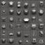 Placeholder: sprite sheet 32x32 metal scrap, metal trash, metal component