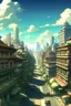 Placeholder: Anime city background