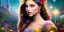 Placeholder: bright fairy, beautiful portrait, flowery landscape