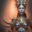 Placeholder: sango fantasy, fantasy magic, intricate, sharp focus, illustration, highly detailed, digital painting, concept art, matte, artgerm and paul lewin and kehinde wiley, masterpiece silver dragon head golden Asian nice breast Afo woman pink waves