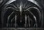 Placeholder: A roughly humanoid entity three meters in height, with a carapace made entirely of a metal resembling chrome steel. It has four arms, with the lower pair being slightly shorter than the upper pair, and four hands tipped with scalpel-like fingerblades. Its body is covered with an array of blades and thorns, including a large curved thorn on its chest, a curving blade on its forehead, another higher up on its head, and rosettes of thorns around its limb joints.