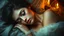 Placeholder: Double Exposure, Portrait of a beautiful SLEEPING woman in tulle, Detailed fabric painting, Candlelight, Insanely detailed painting by Pino Daeni, Jeremy Mann, Carne_Griffiths, Vadim Kashin, James Gurney, Double Exposure, 16k Resolution, Fine Art, Natural Light, Beautiful